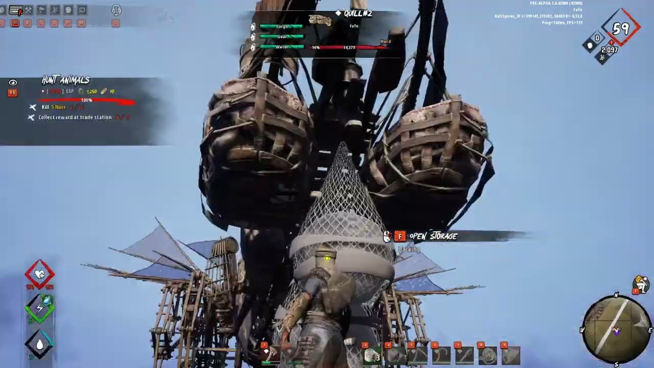 Last Oasis - S6 official test - гайд по соло фарму nurr fang на лодке.