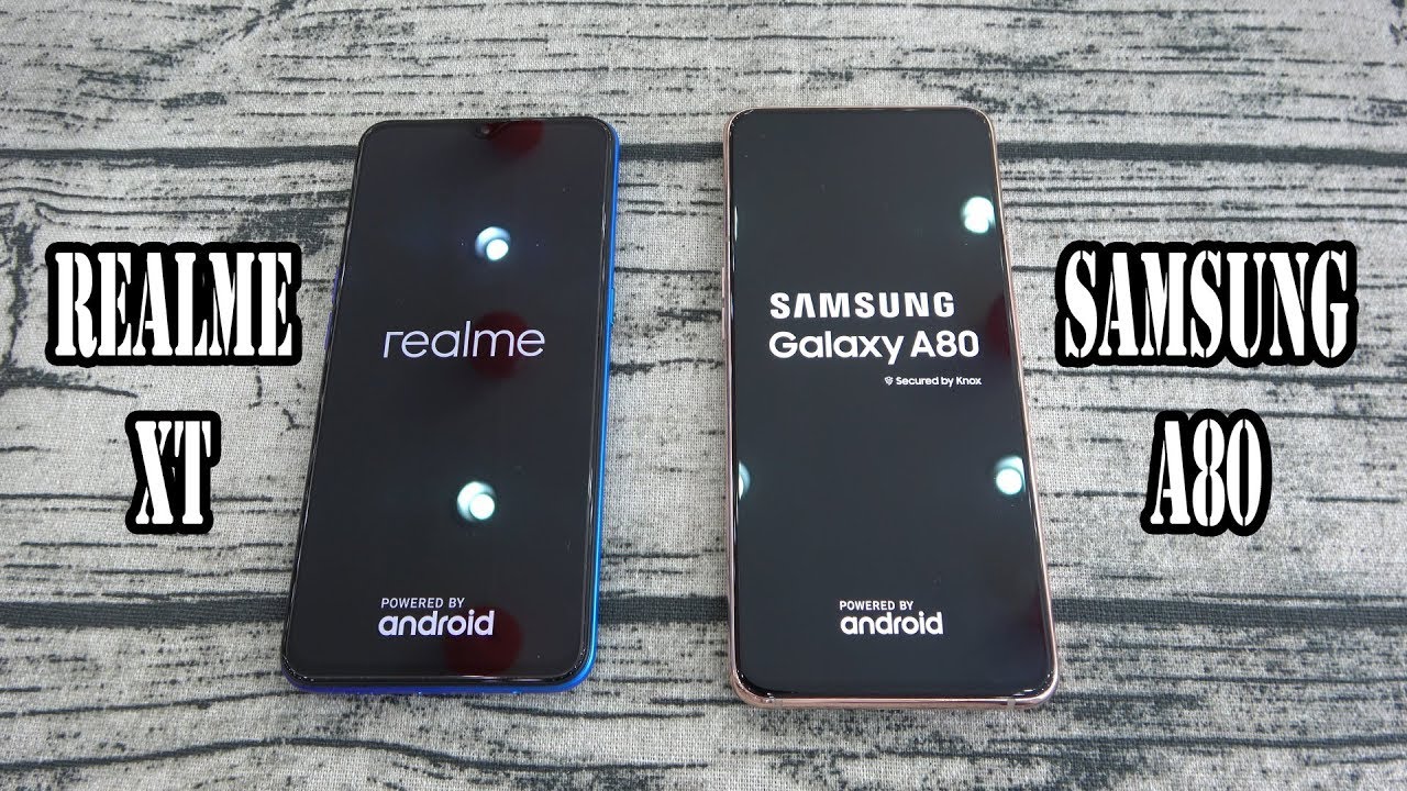 Realme XT vs Samsung Galaxy A80 | SpeedTest and Camera comparison