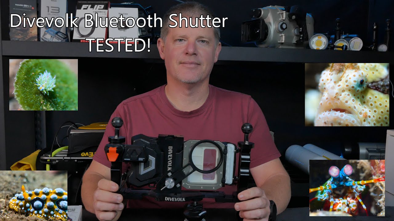 Testing the Divevolk Underwater External Shutter. My new favourite!
