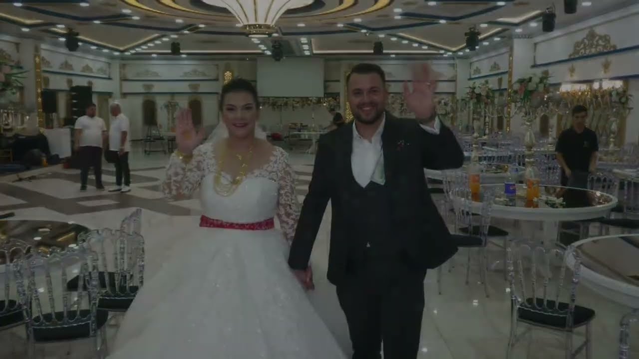 MEHMET BAKIRAY DAMLA İLE ÖMERİN DÜĞÜN TÖRENİ AYKANAT PLAZADA