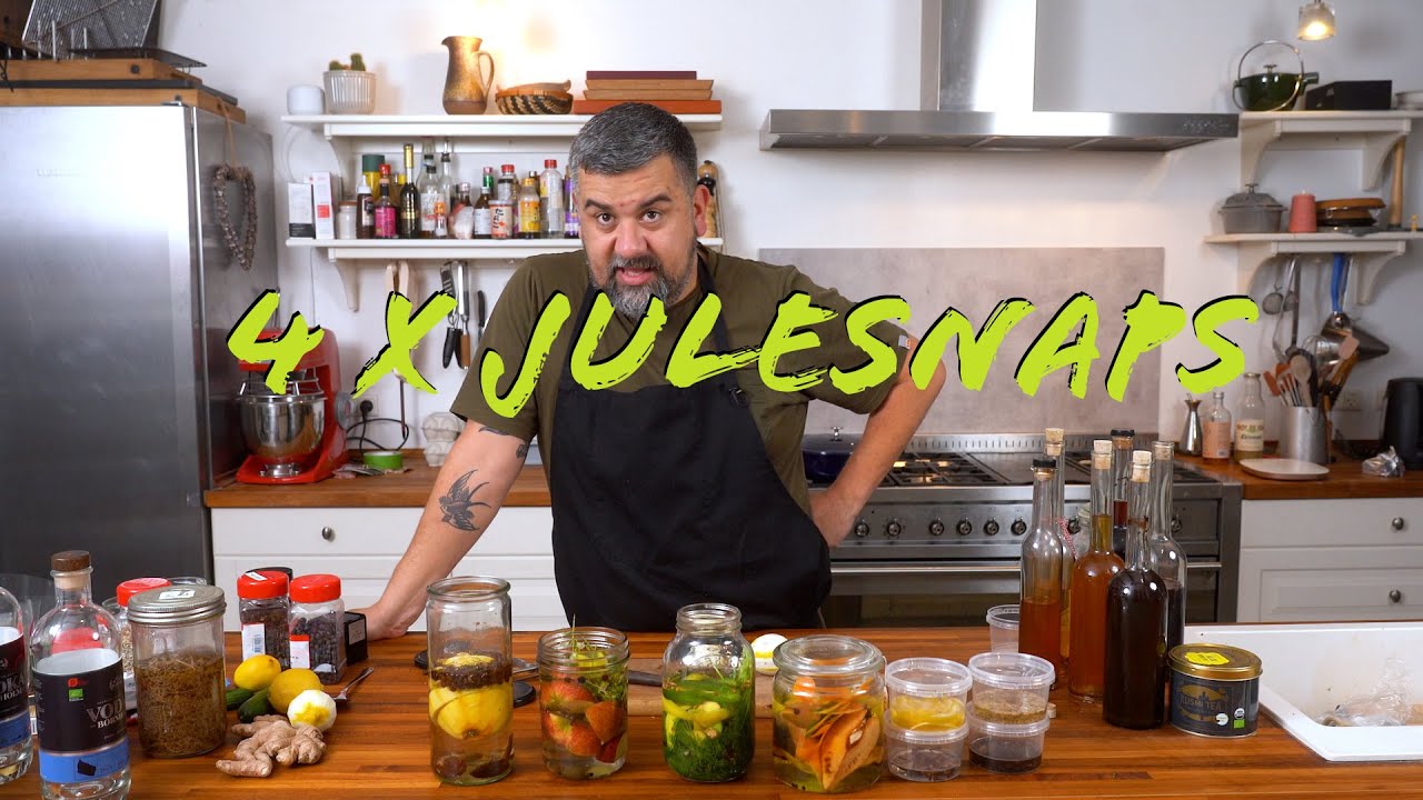 Hjemmelavede julesnaps x 4