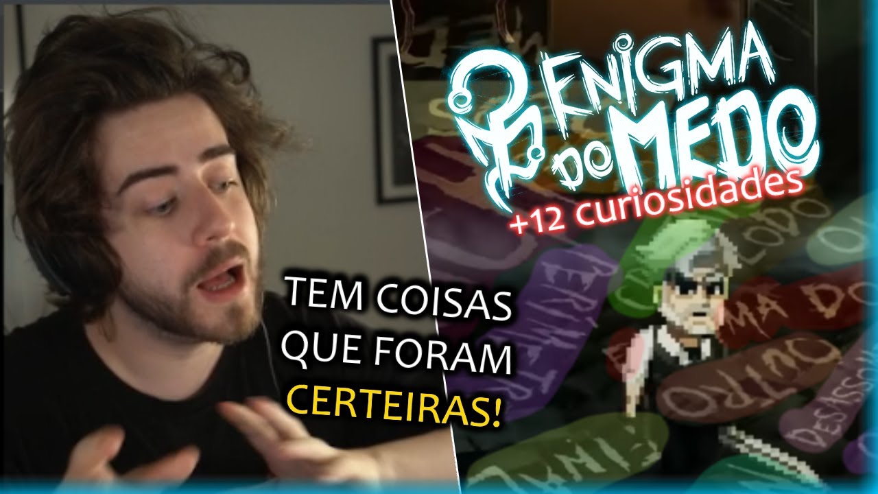 cellbit assistindo +12 CURIOSIDADES sobre ENIGMA DO MEDO!