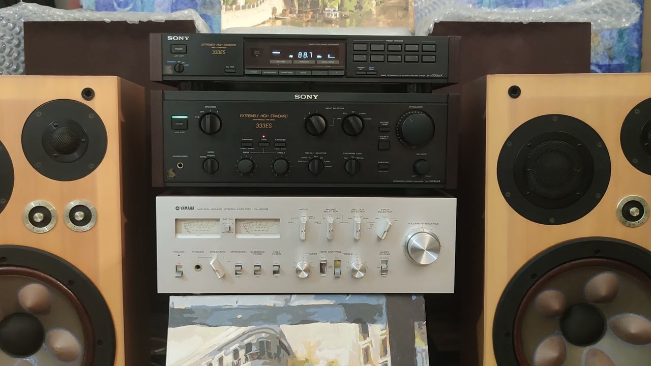 Усилитель Sony TA-F333ESX (1986г.в.) и тюнер Sony TA-S333ESX