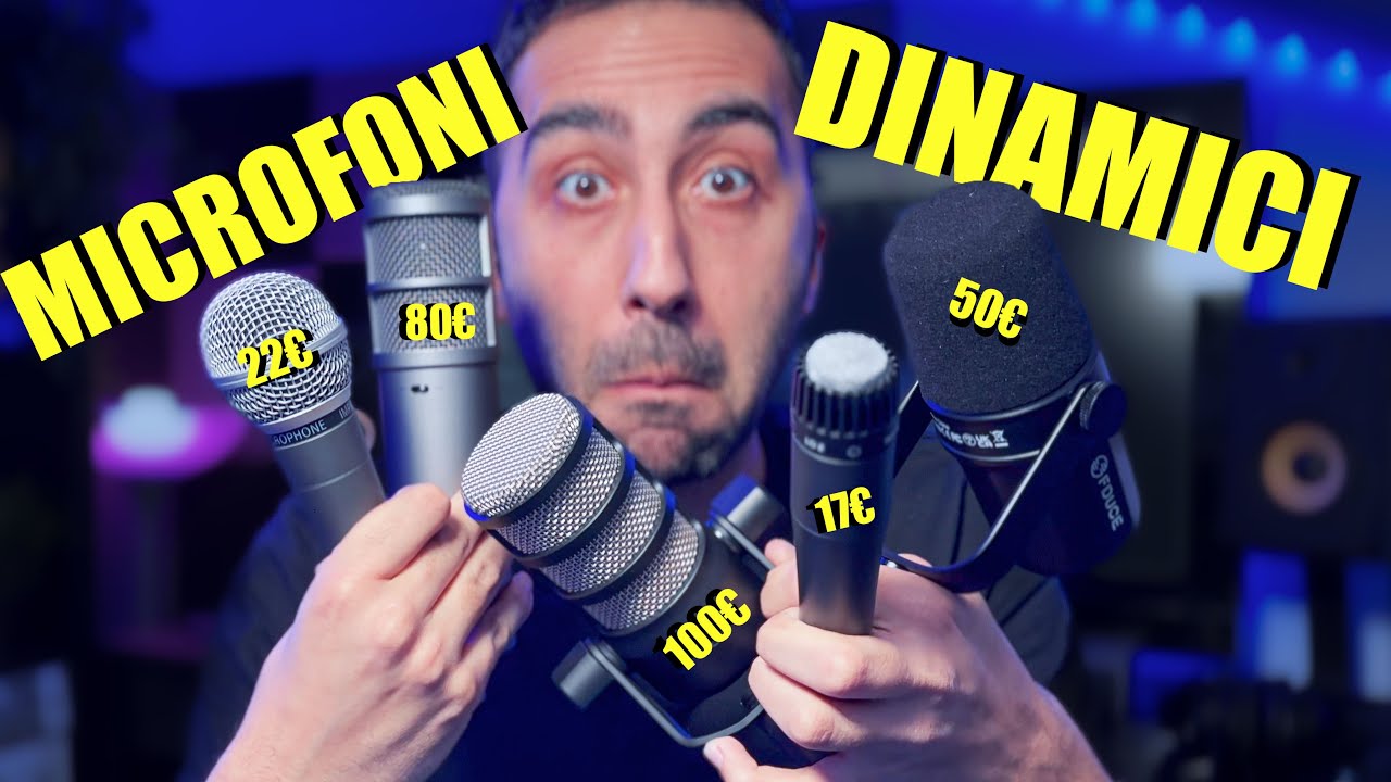 I MIGLIORI Microfoni DINAMICI sotto i 100€