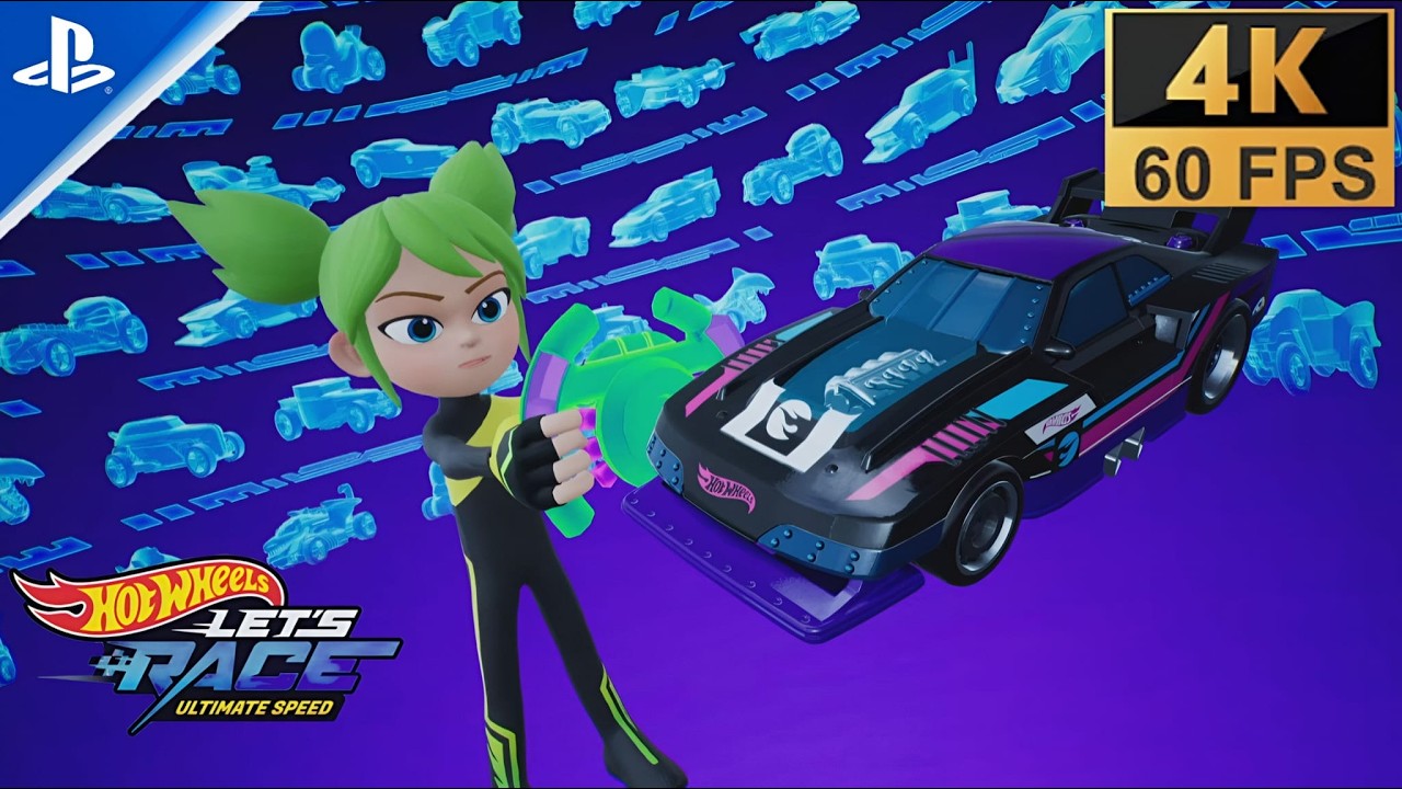 Hot Wheels Let's Race Ultimate Speed ​​2025, геймплей для PS5, 4K