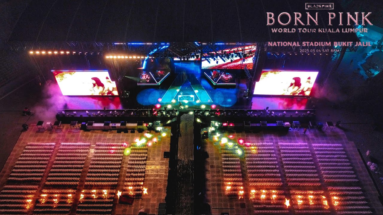 BLACKPINK CONCERT KUALA LUMPUR 大马演唱会 04.03.2023 (航拍版) DRONE VERSION