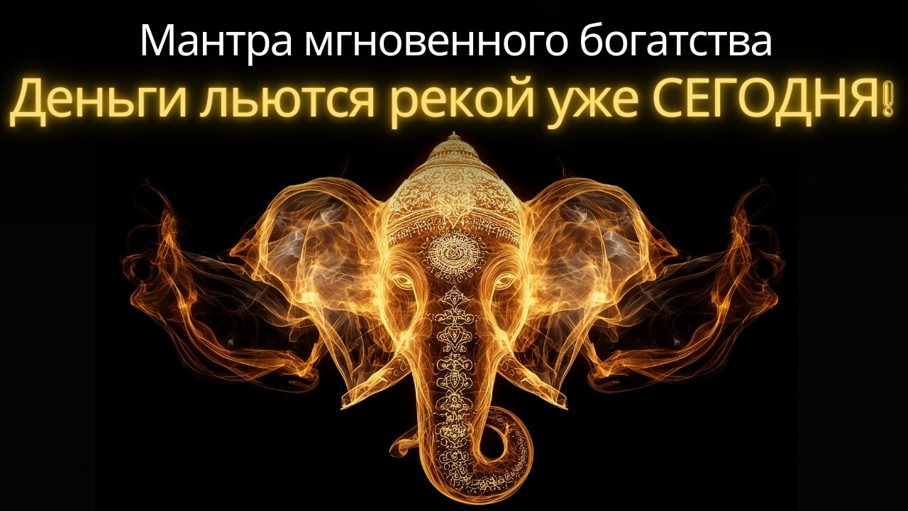 💰 МАНТРА МГНОВЕННОГО БОГАТСТВА: Деньги льются рекой уже сегодня
