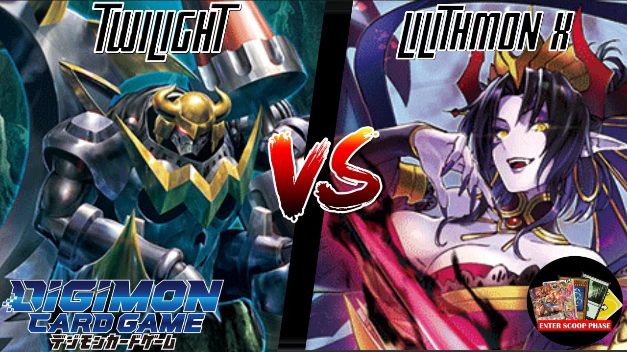 Twilight VS Lilithmon X | Геймплей Digimon TCG