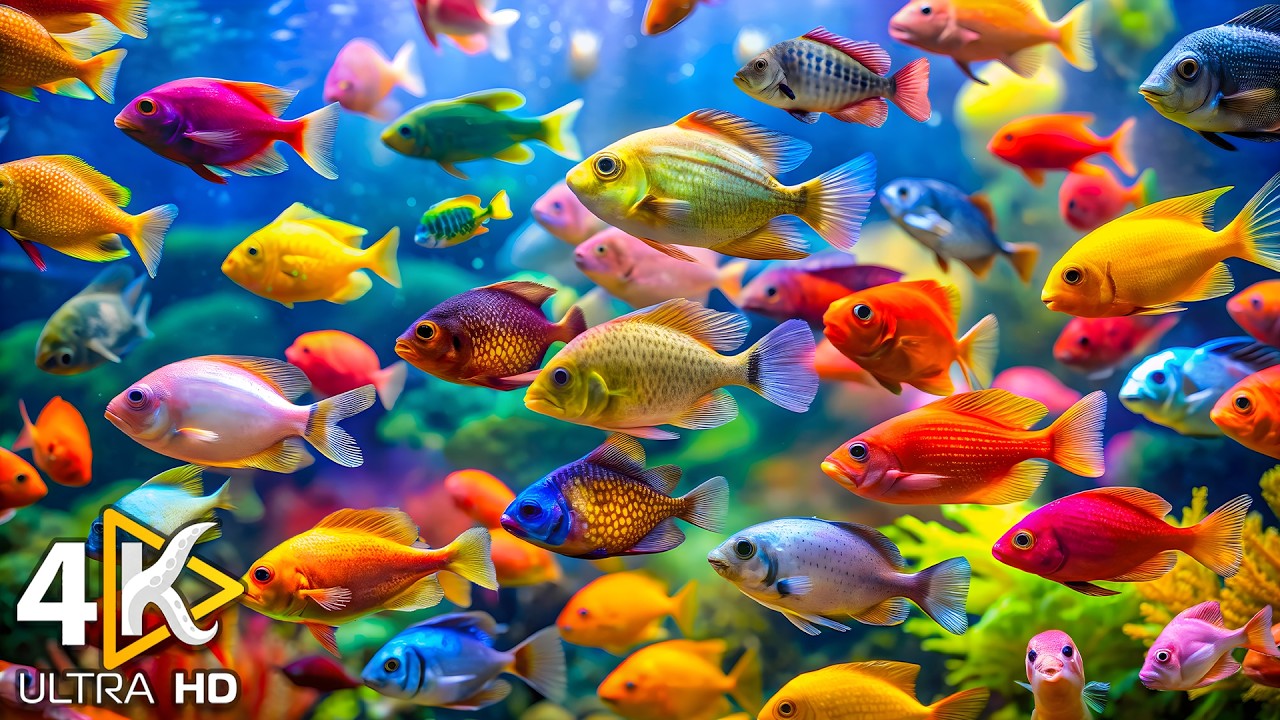 The Best 4K Aquarium – Beautiful Coral Fish 🐠 Tranquil Underwater Life for Stress Relief #5