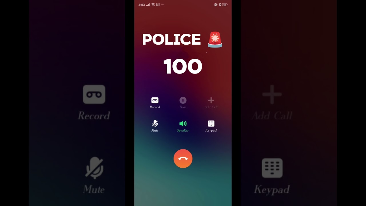 Police 🚓🚨 call prank prank on a friend by posing fack police man 