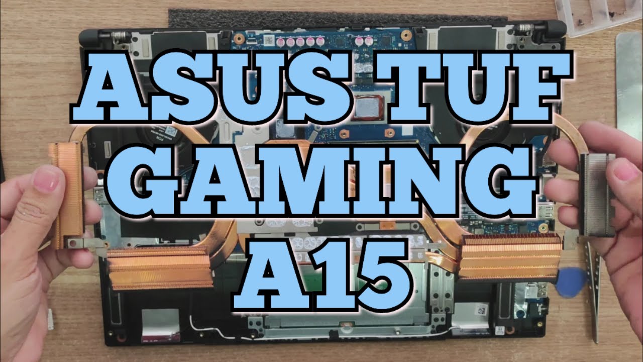 ASUS TUF Gaming A15 Ryzen 7 7735HS RTX 4060  | Disassembly, Cleaning and Repaste