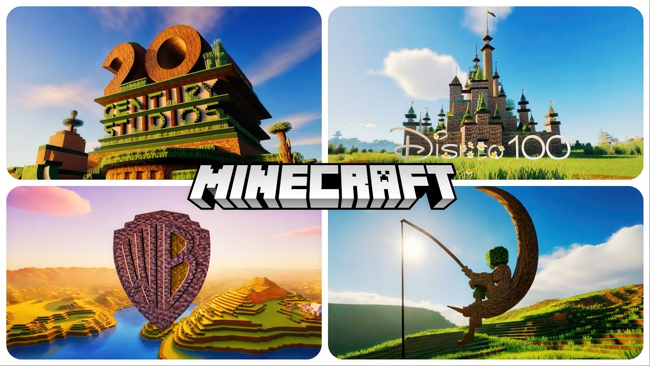 Minecraft-Themed Movie Intros compilation made by AI