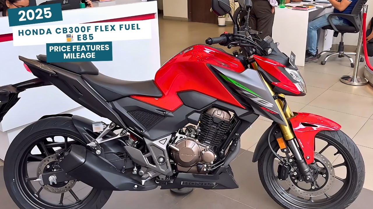 2025 New Honda CB300F Flex Fuel ⛽ E85 Review