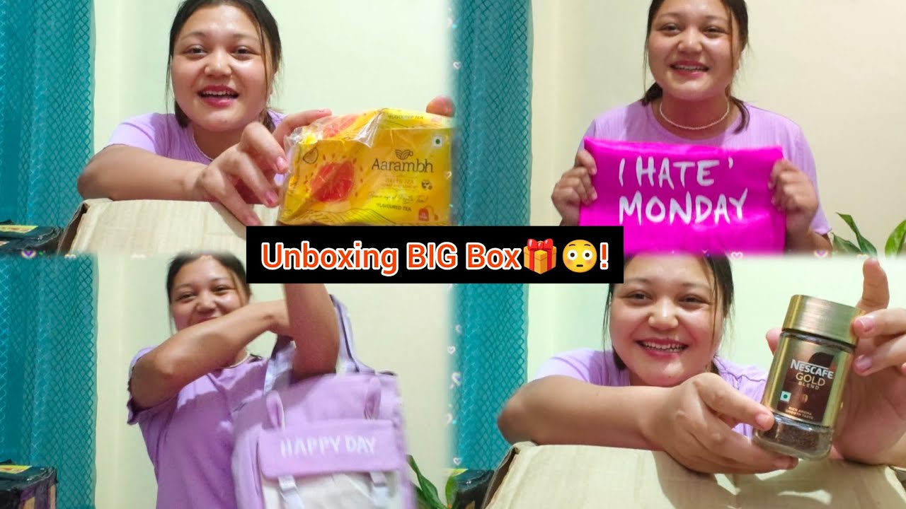 🎁From Bylakuppe to Dharamshala | A Gift Full of Excitement🤭 #unboxing | In Tibetan Language 