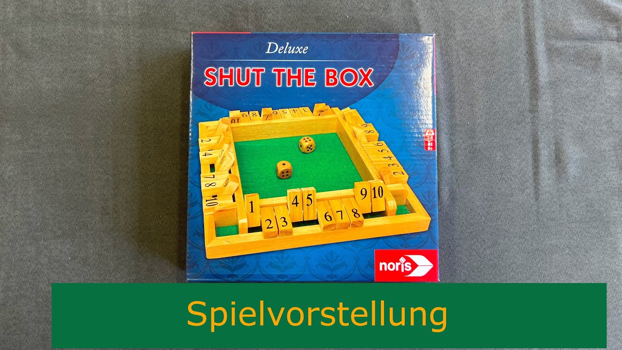 SHUT THE BOX - Würfel die Zahlen die du brauchst - SPIELVORSTELLUNG