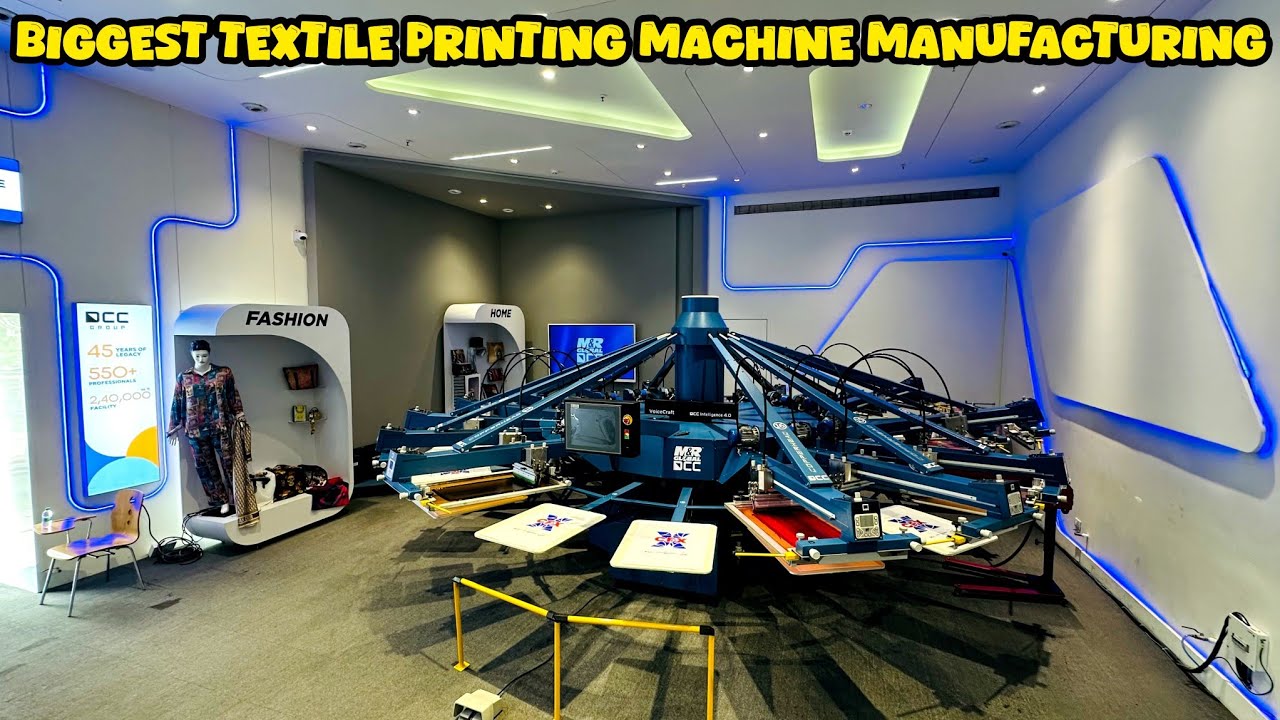 Textile Printing Machine Factory ( Cotton & Polyyester T- Shirt Printing )Screen | Sublimation | DTF