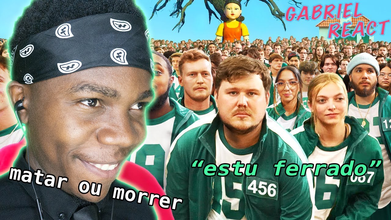 REAGINDO AO @MrBeast $456,000 Squid Game In Real Life!