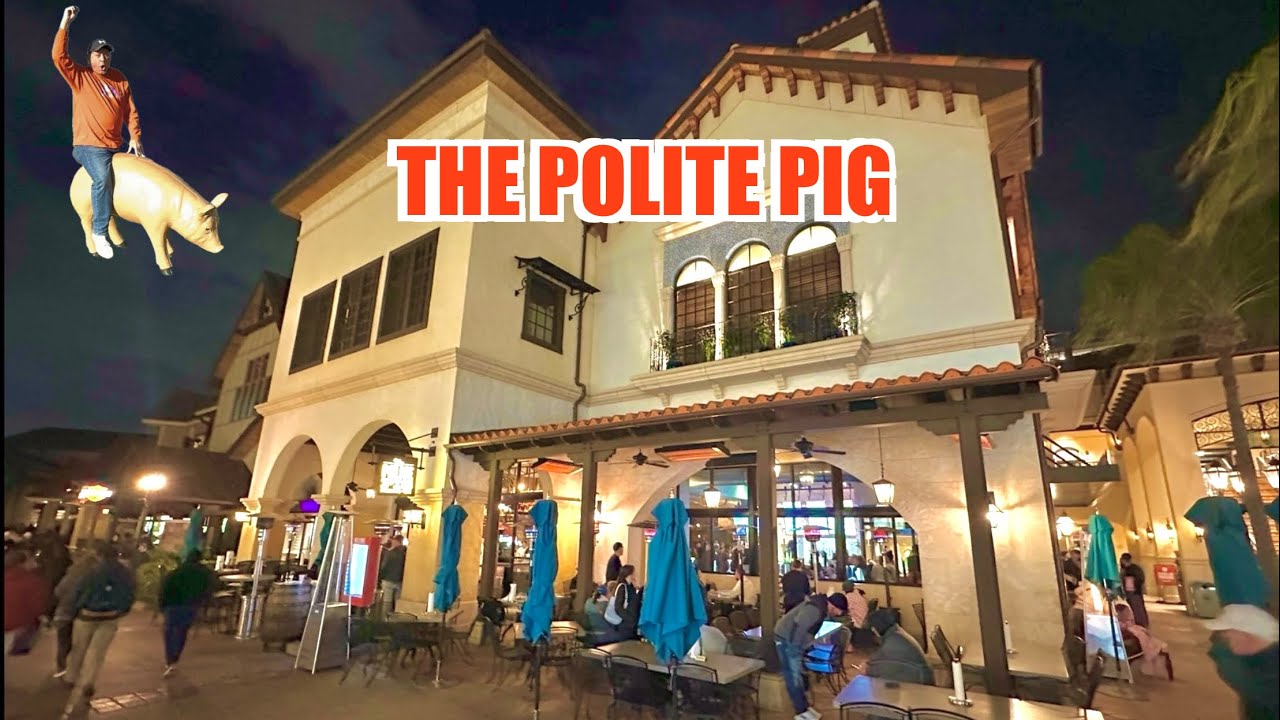 THE POLITE PIG (Restaurant) *FAMILY FUN & FOOD AT DISNEY SPRINGS* Orlando, Florida 
