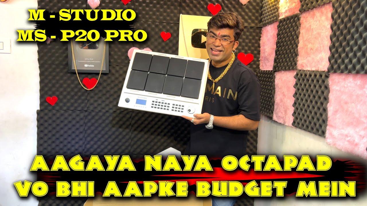 AAGAYA NAYA OCTAPAD VO BHI AAPKE BUDGET MEIN | M Studio | MS P20 Pro | New Octapad With 2000+ Sounds