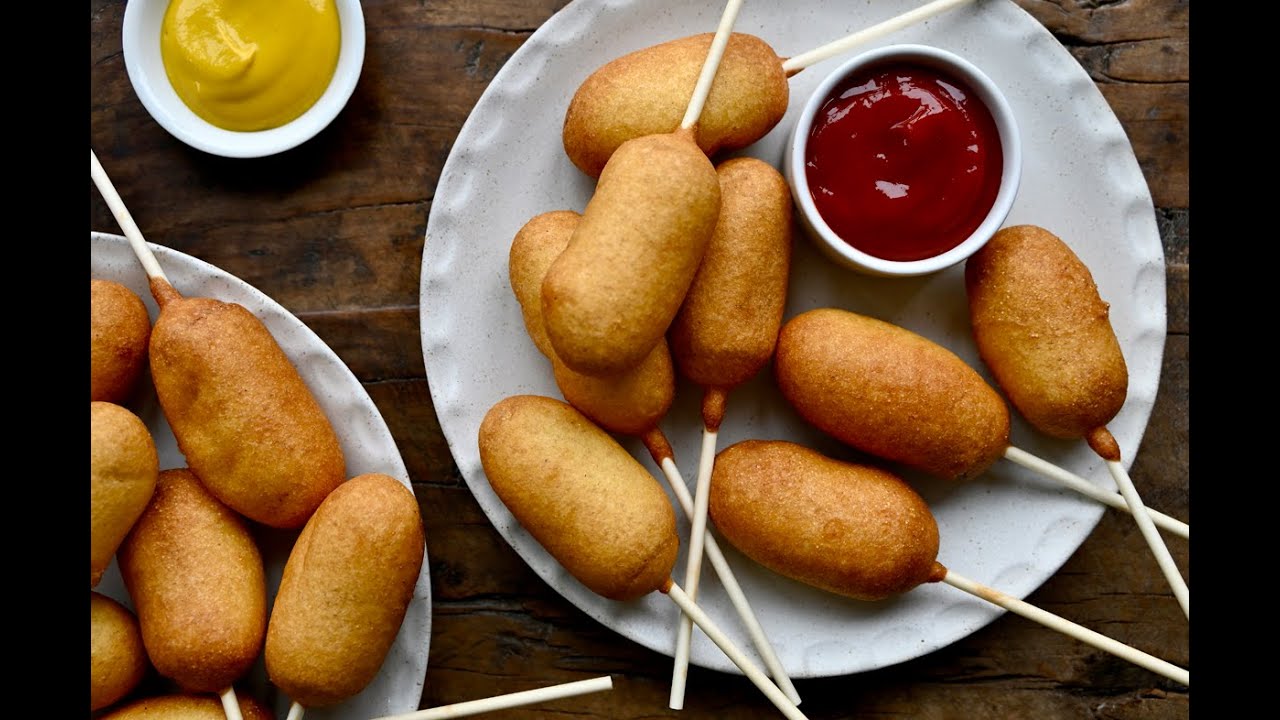 Homemade Mini Corn Dogs
