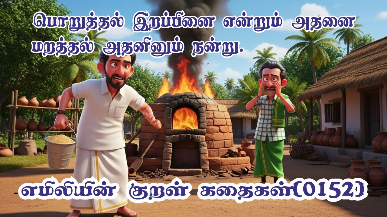 Emilyin Kural 0152 எமிலியின் குறள்: பொறுத்தல் இறப்பினை என்றும் அதனை மறத்தல் அதனினும் நன்று.