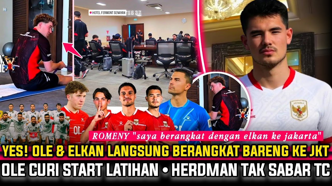 🔴 LANGSUNG PAMER LATIHAN! Update Kondisi Ole Romeny Jelang TC~FIKS Elkan & Ole Bareng Dari INGGRIS