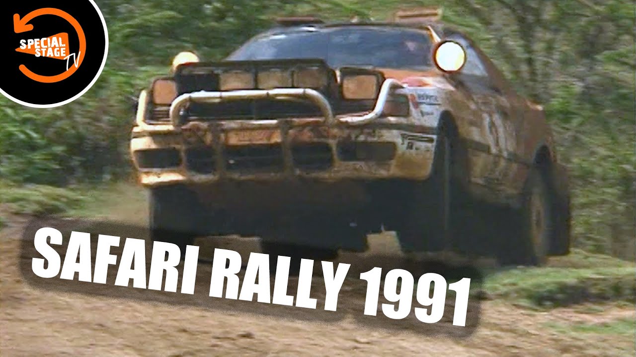 Safari Rally WRC 1991 Pure Action & Service Area Footage | Stig Blomqvist | Nissan | Toyota | Lancia