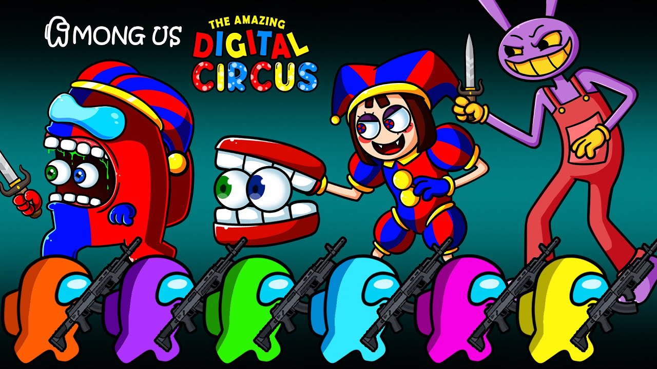 어몽어스 | Top Among Us Vs. All BOSSES The AMAZING DIGITAL CIRUS (Jax and Pomni) | Among Us Animation