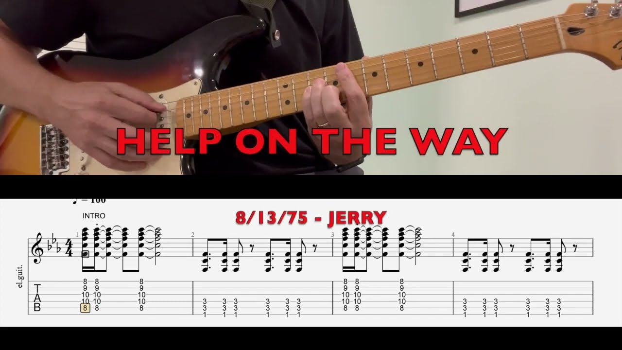Help on the Way Jerry Garcia Transcription-8/13/75-One from the Vault