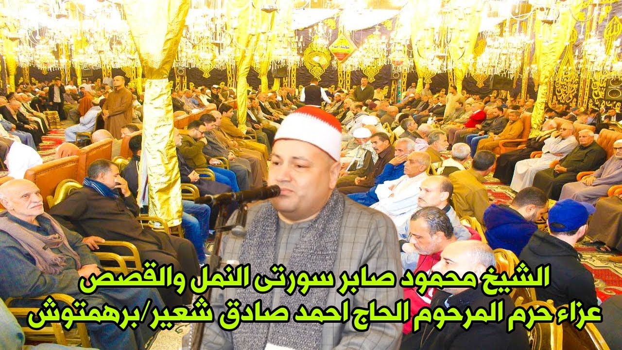 الجبل الشامخ الشيخ محمود صابر سورتى النمل والقصص/عزاء حرم المرحوم الحاج احمد صادق شعير/برهمتوش 2024