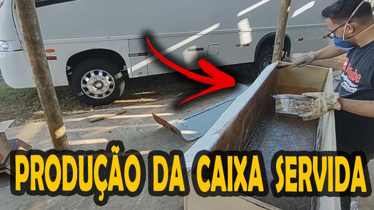COMO FAZER UMA CAIXA PARA ÁGUA SERVIDA OU DETRITOS - MotorHome Artesanal - #VÍDEO​​ 18