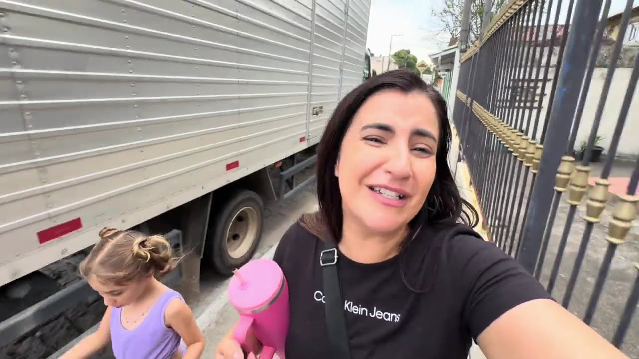 Lucas Rocha e Manuela foram pra academia pela primeira vez.