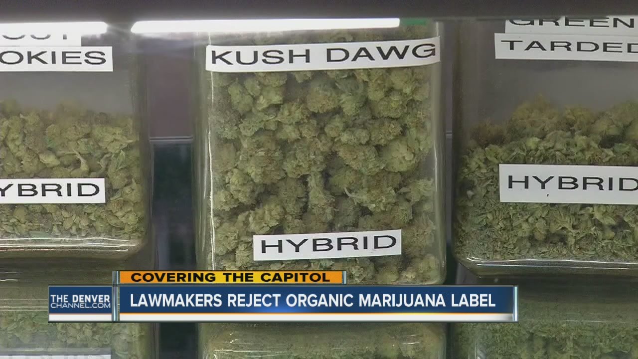 Lawmakers reject organic marijuana labels
