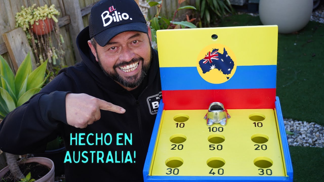 juego tradicional colombiano | Hecho en australia | como se juega el sapo | how to play sapo