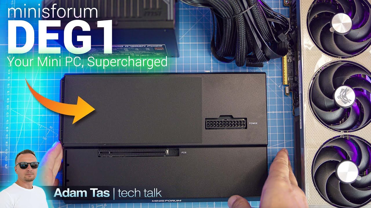 Minisforum DEG1 Dock: тест скорости eGPU OCuLink и честный обзор