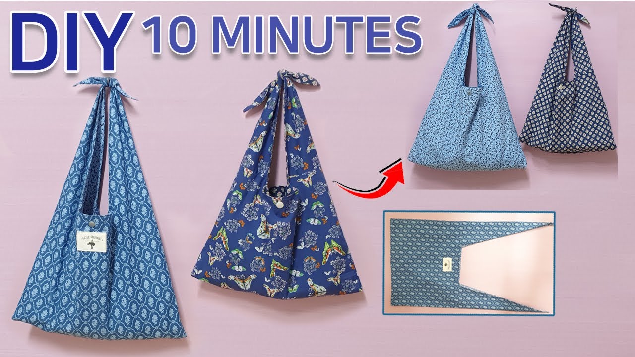 How to make a hobo bag easy/Make it in 10 minutes/호보백을 만드는 가장 쉬운방법[jsdaily]