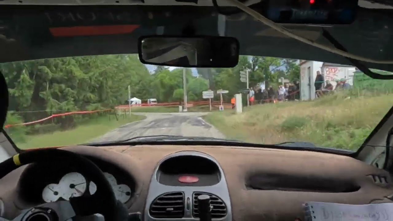 Rallye Du Gard 2024 Es1 La Baume-Pendedis I Loïc Mejean / Brice Tinel I Peugeot 206 F2000/14