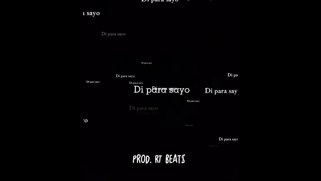 Di para sayo - D dope  ft. Asian Swiee - J Loota (Prod. RT Beats)