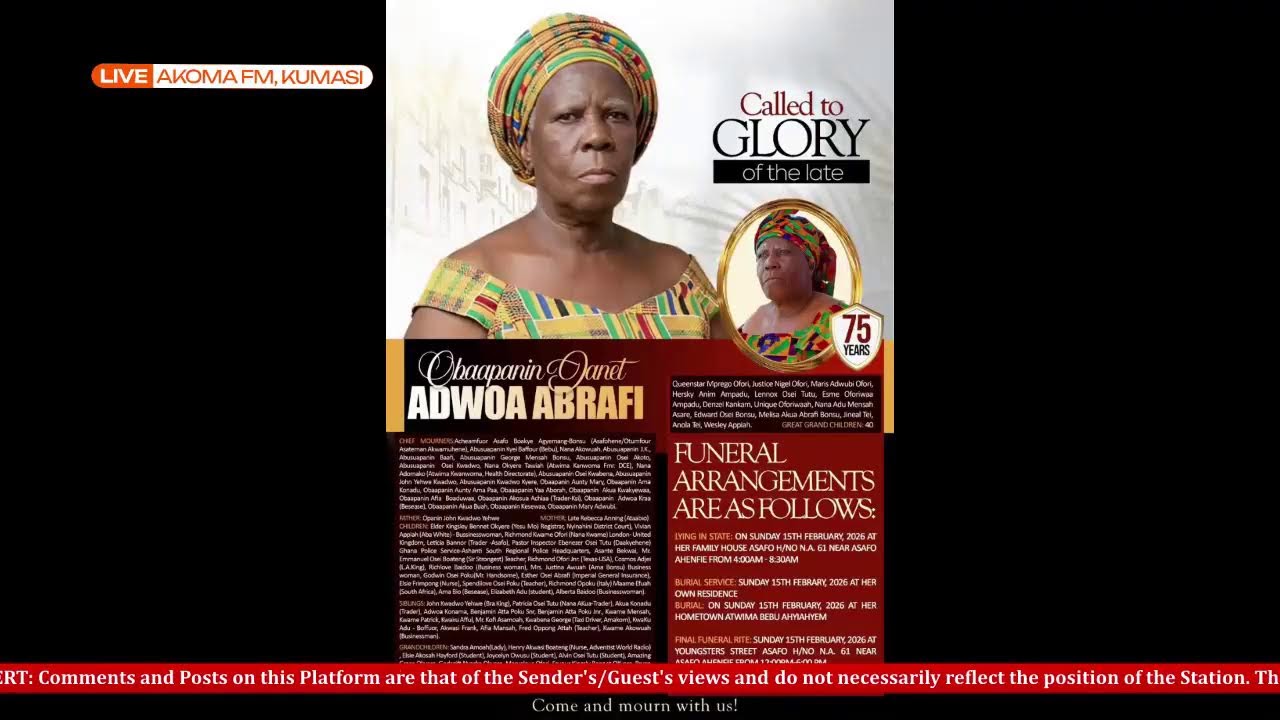 LIVE: Akoma Mu Nsem with Maa Akos || 12th February, 2026
