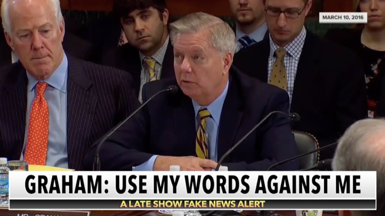 Lindsey Graham's Words Used Against Him