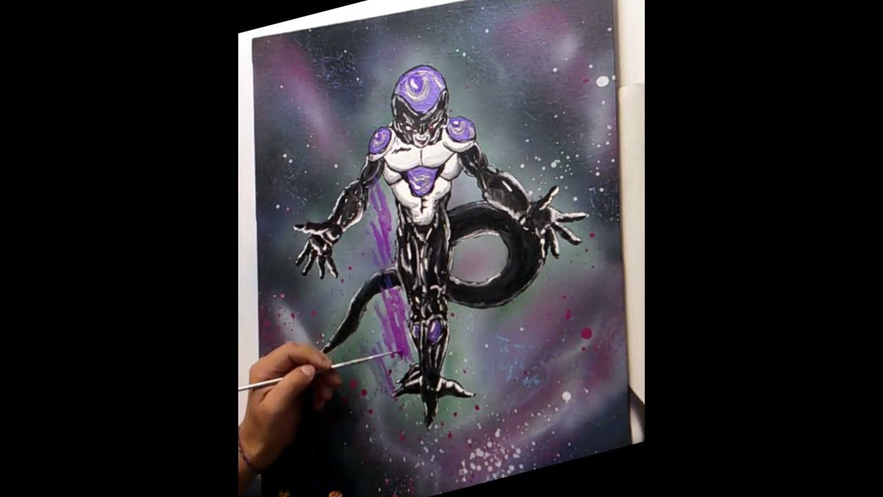 Painting Black Frieza in Time for Halloween