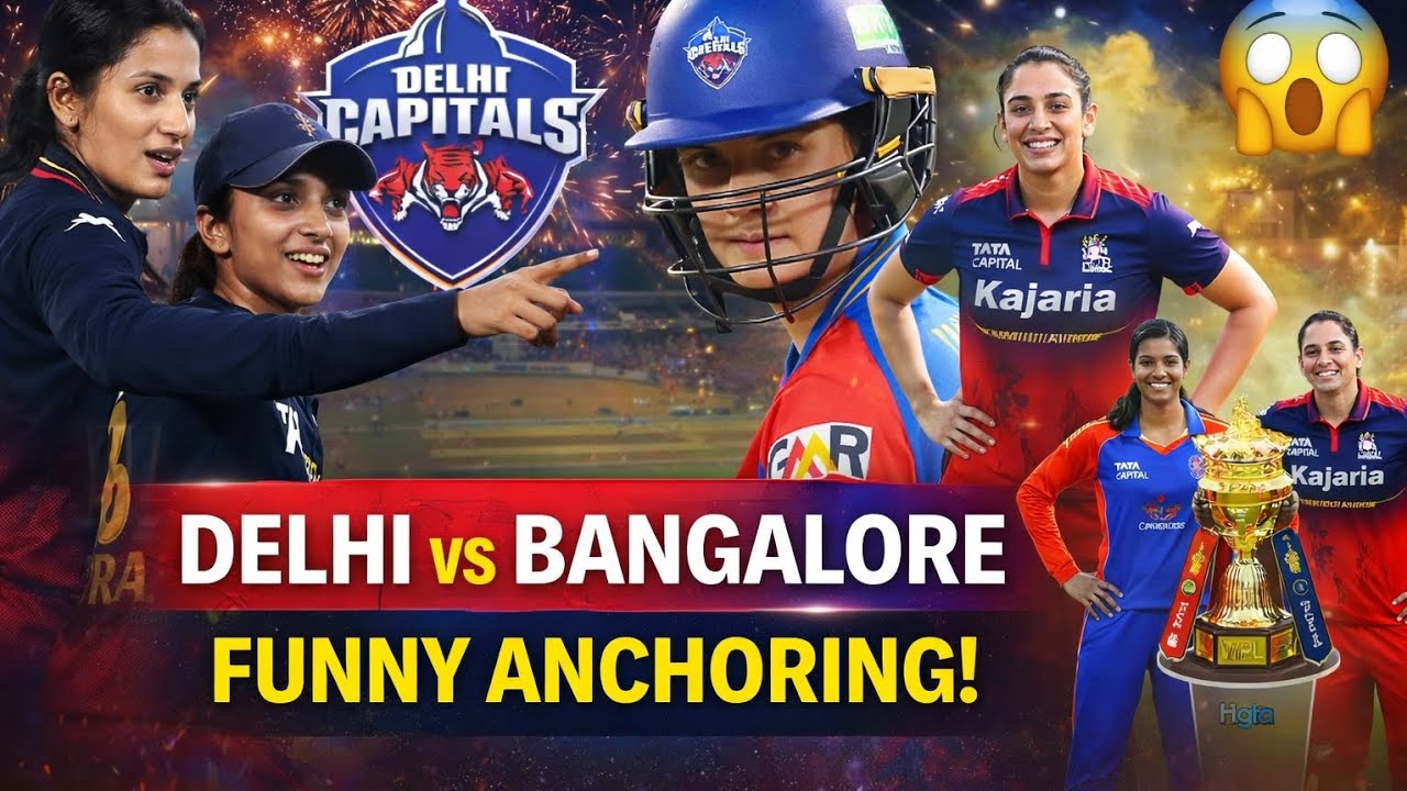 Delhi Bangalore Match | Funny Anchoring + Full Entertainment 😜
