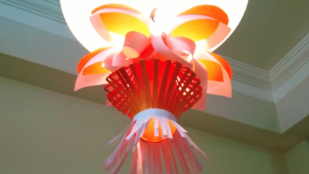Kandil Making | paper Lantern | paper Lamp Shade making | How to make Kandil |Diwali decoration Idea
