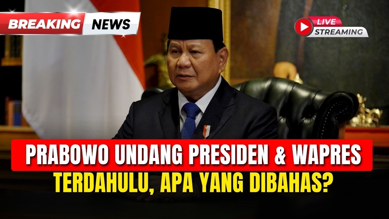 PRABOWO UNDANG PRESIDEN & WAPRES TERDAHULU | Sindo Trending | 03/03