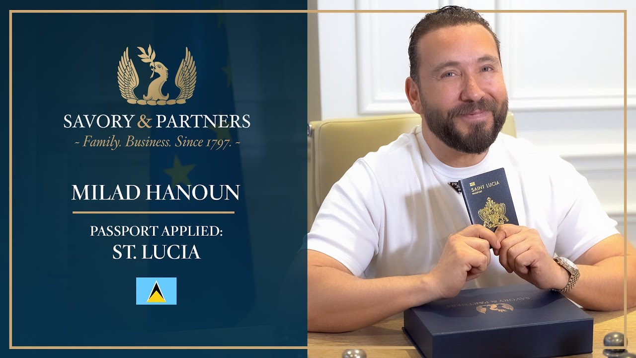 Client Testimonial - Milad Hanoun - St. Lucia Passport