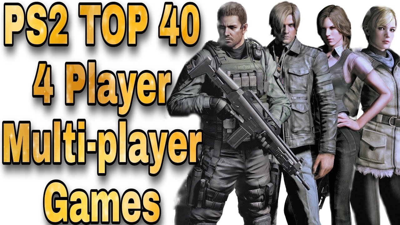 PS2 TOP 40 4 Player Games || PS2 Offline Multi-player Split Screen, Shared Screen & Versus Games