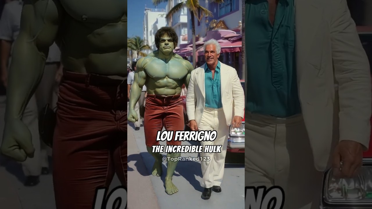 The Incredible Hulk (1977-1982): Then vs. Now | Runway Showcase 🤯 #hulk #mcu #superhero #thenandnow