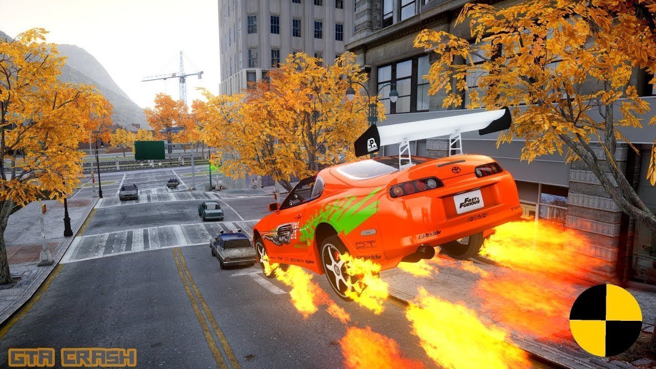 GTA 4 CRASH TESTING REAL CAR 561