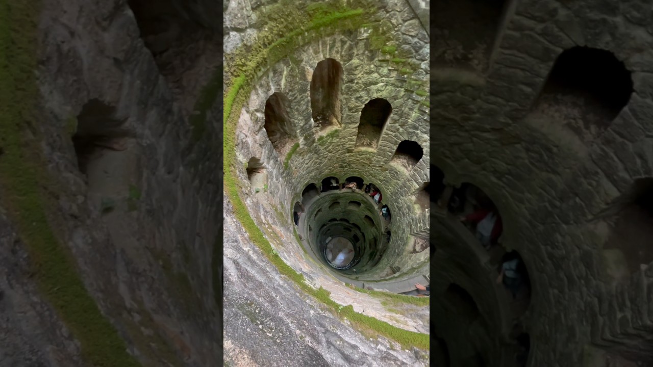 Studnia inicjacji w pałacu milionera, Quinta da Regaleira, Sintra #wolni