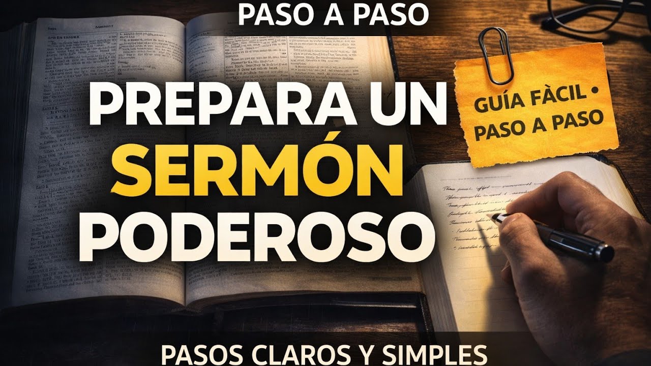 Cómo Preparar un Sermón Paso a Paso (Guía Fácil para Predicar Mejor)